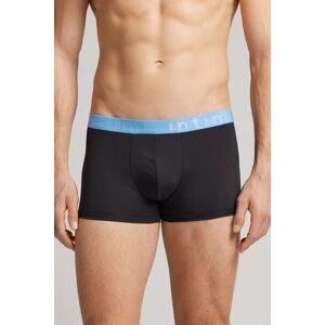 Intimissimi Boxer in Microfibra con Logo Uomo Nero Taglia 7