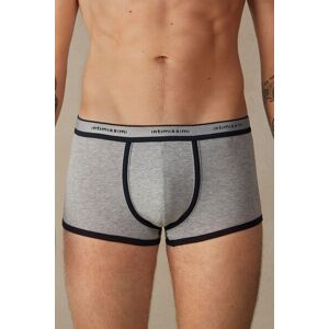 Intimissimi Boxer in Cotone Superior con Logo Uomo Blu Taglia 6