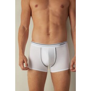 Intimissimi Boxer in Cotone Superior con Elastico a Vista Uomo Bianco Taglia 4