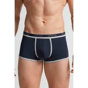 Intimissimi Boxer in Cotone Natural Fresh con Logo Uomo Blu Taglia 5