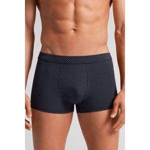 Intimissimi Boxer Micro pois in Cotone Supima® Natural Fresh Uomo Blu Taglia 3