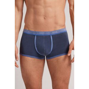 Intimissimi Boxer Washed Collection in Cotone Supima® Elasticizzato Uomo Blu Taglia 6