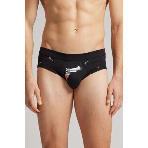 Intimissimi Slip Pistole in Cotone Supima® Elasticizzato Uomo Nero Taglia 3