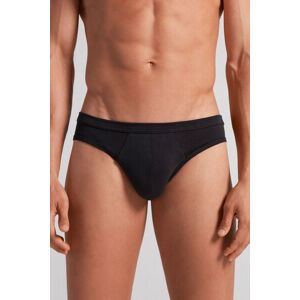 Intimissimi Slip a Vita Bassa in Cotone Superior Uomo Nero Taglia 6