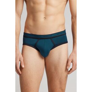 Intimissimi Slip in Cotone Superior con Logo Uomo Blu Taglia 3