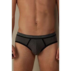 Intimissimi Slip in Cotone Superior con Logo Uomo Nero Taglia 3