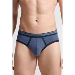 Intimissimi Slip in Cotone Superior con Logo Uomo Blu Taglia 6