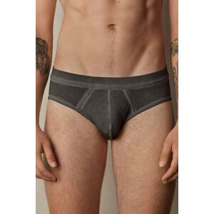 Intimissimi Slip in Cotone Natural Fresh Uomo Nero Taglia 4