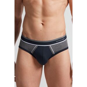 Intimissimi Slip in Cotone Superior Bicolour Uomo Blu Taglia 4