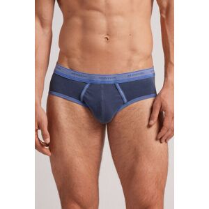 Intimissimi Slip Washed Collection in Cotone Supima® Elasticizzato Uomo Blu Taglia 7