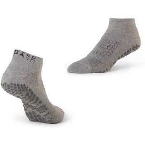 Base 33 BASE Calzini Antiscivolo Uomo, bassi Grigio Medium (39-42,5)