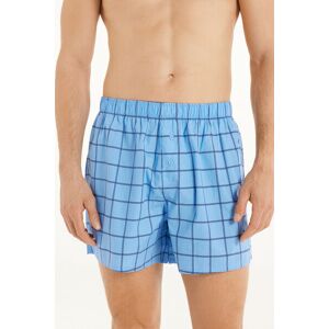 Tezenis Boxer in Tela di Cotone Fantasia Uomo Blu Tamaño M