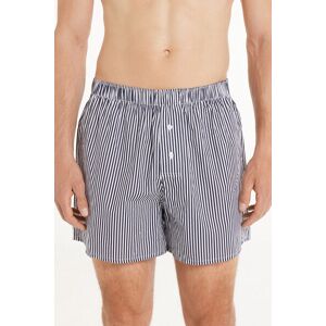 Tezenis Boxer in Tela di Cotone Fantasia Uomo Blu Tamaño M