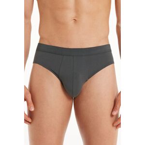 Tezenis Slip in Cotone Elasticizzato Uomo Grigio Scuro Tamaño M