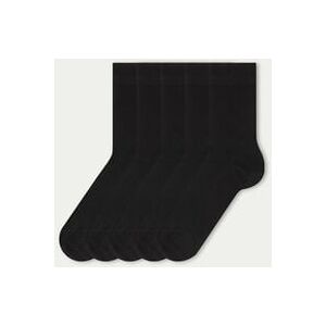 Tezenis 5 X Calzino Corto Cotone Leggero Uomo Nero Tamaño TU