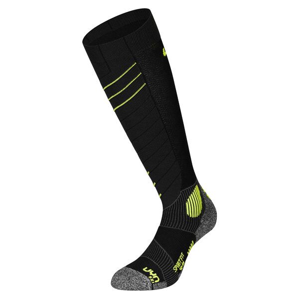 uyn sport fit - calze da sci - uomo black 45/47