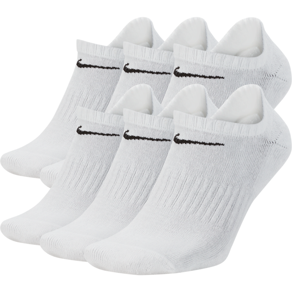 nike fantasmini da training  everyday cushioned (6 paia) - bianco