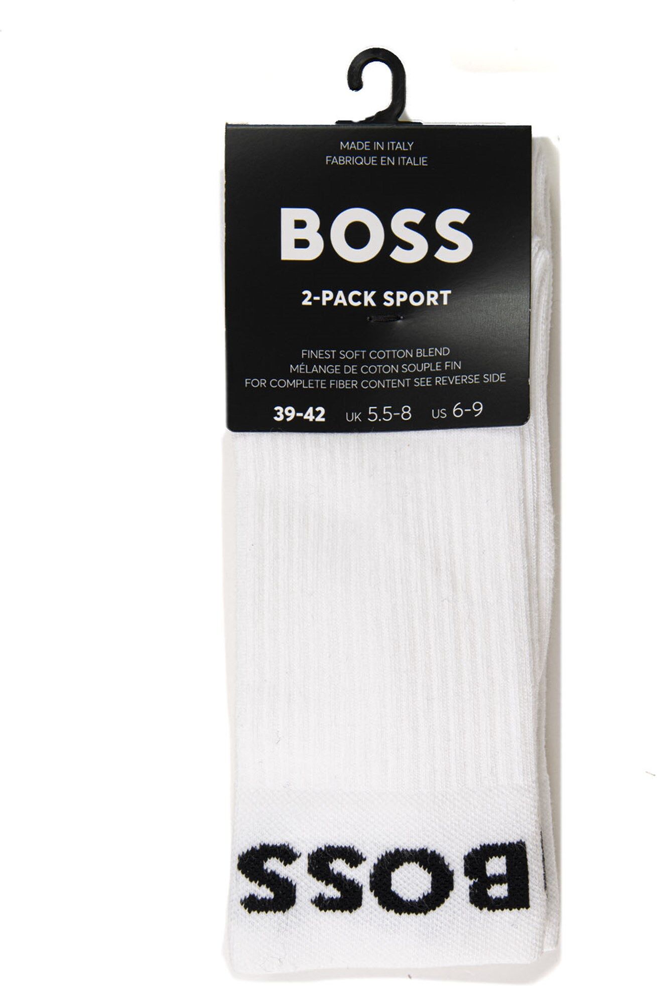 Boss Set 2 Calzini Bianco Uomo 43-46