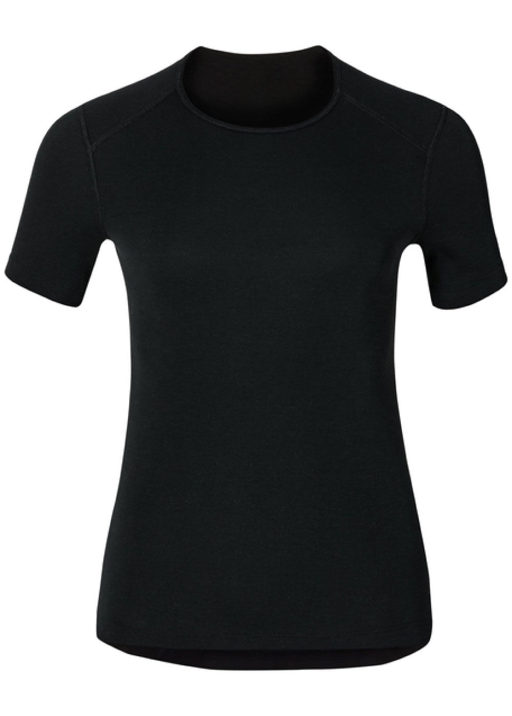 ODLO WARM SHIRT SS CREW NECK BLACK L