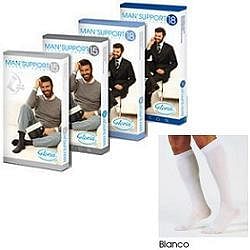 Gloria Med Spa Man Support 18 Cotone Gambaletto 18 Bianco 2