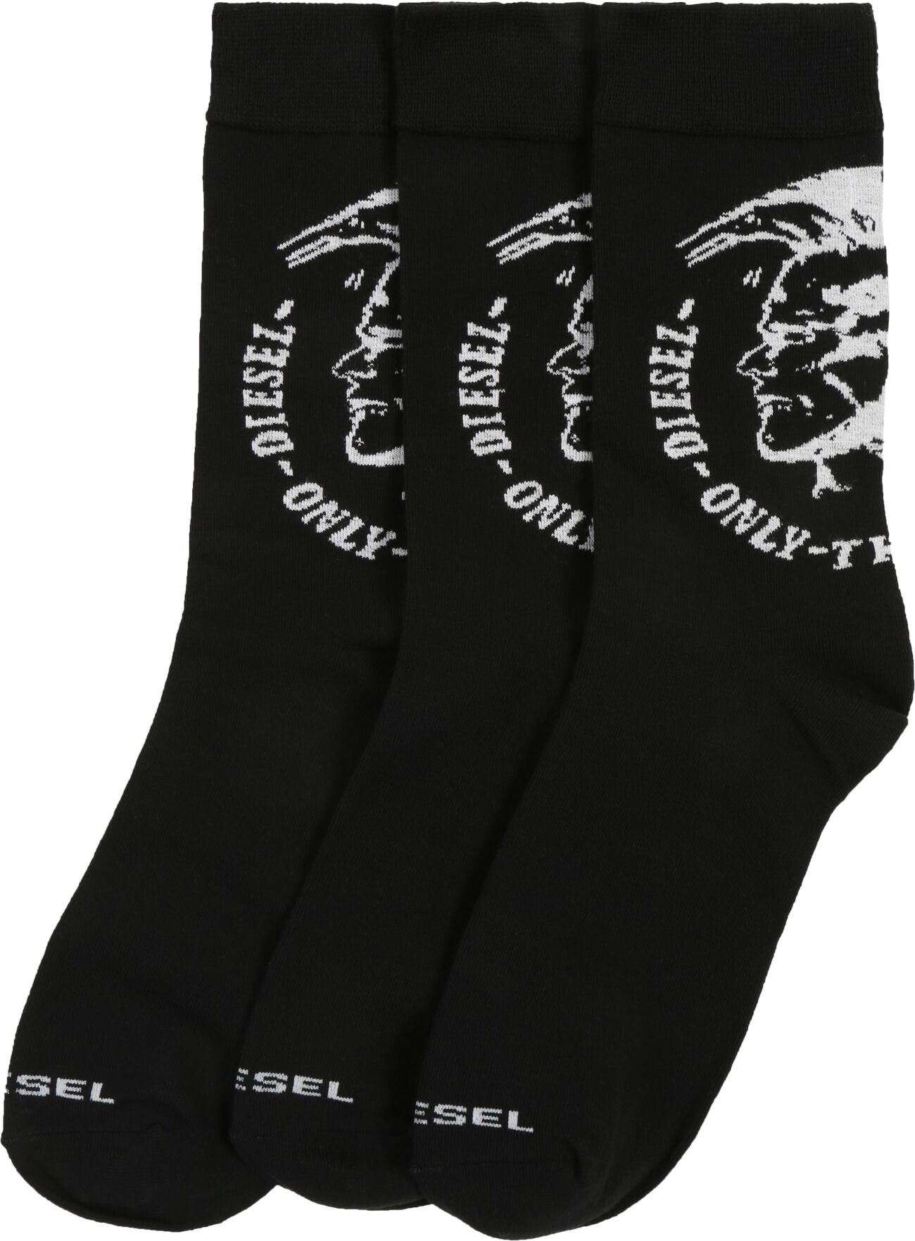 DIESEL Calzino 'SKM-RAY-THREEPACK Socks 3pack' Nero