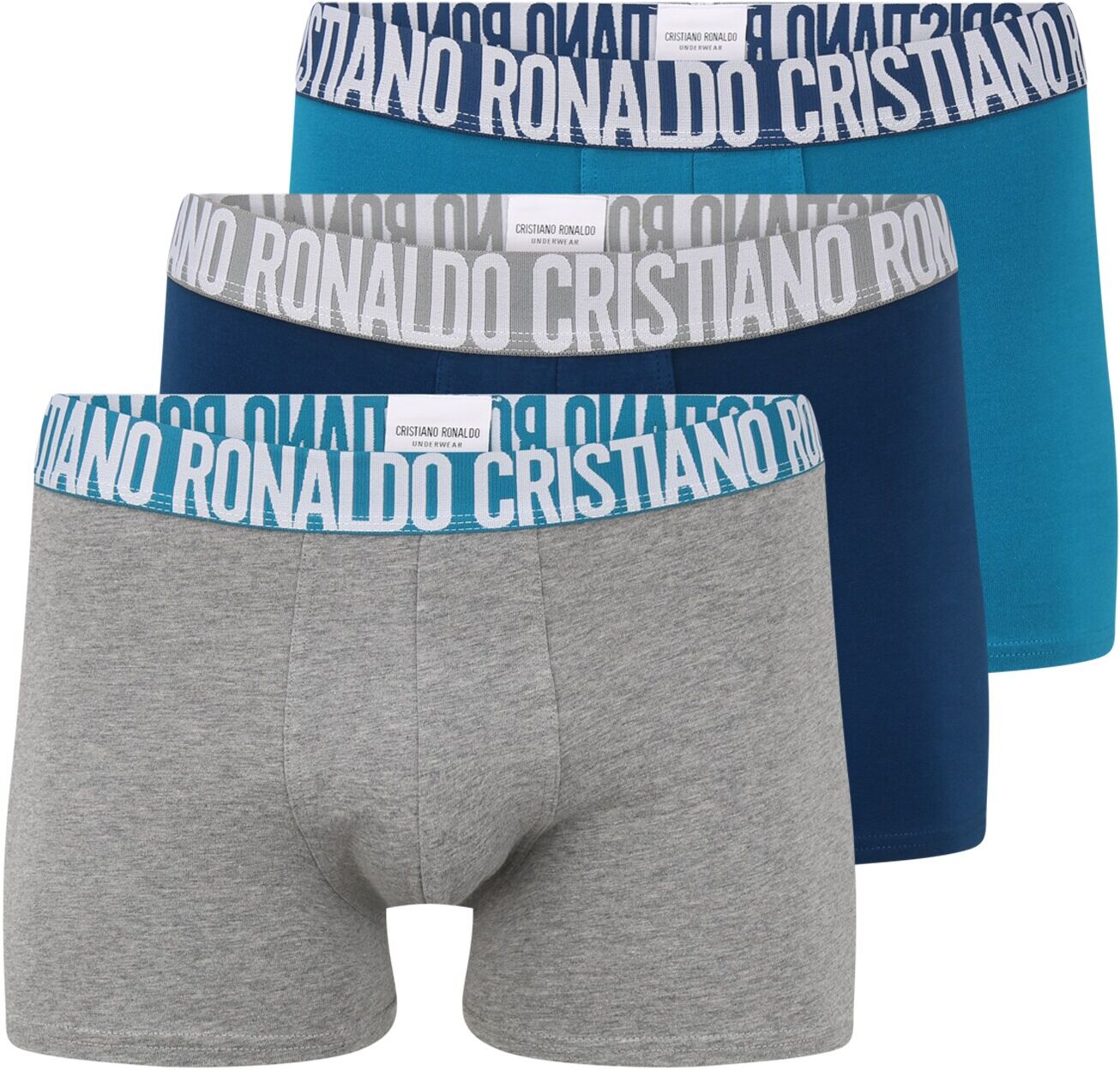 CR7 - Cristiano Ronaldo Boxer Blu, Grigio