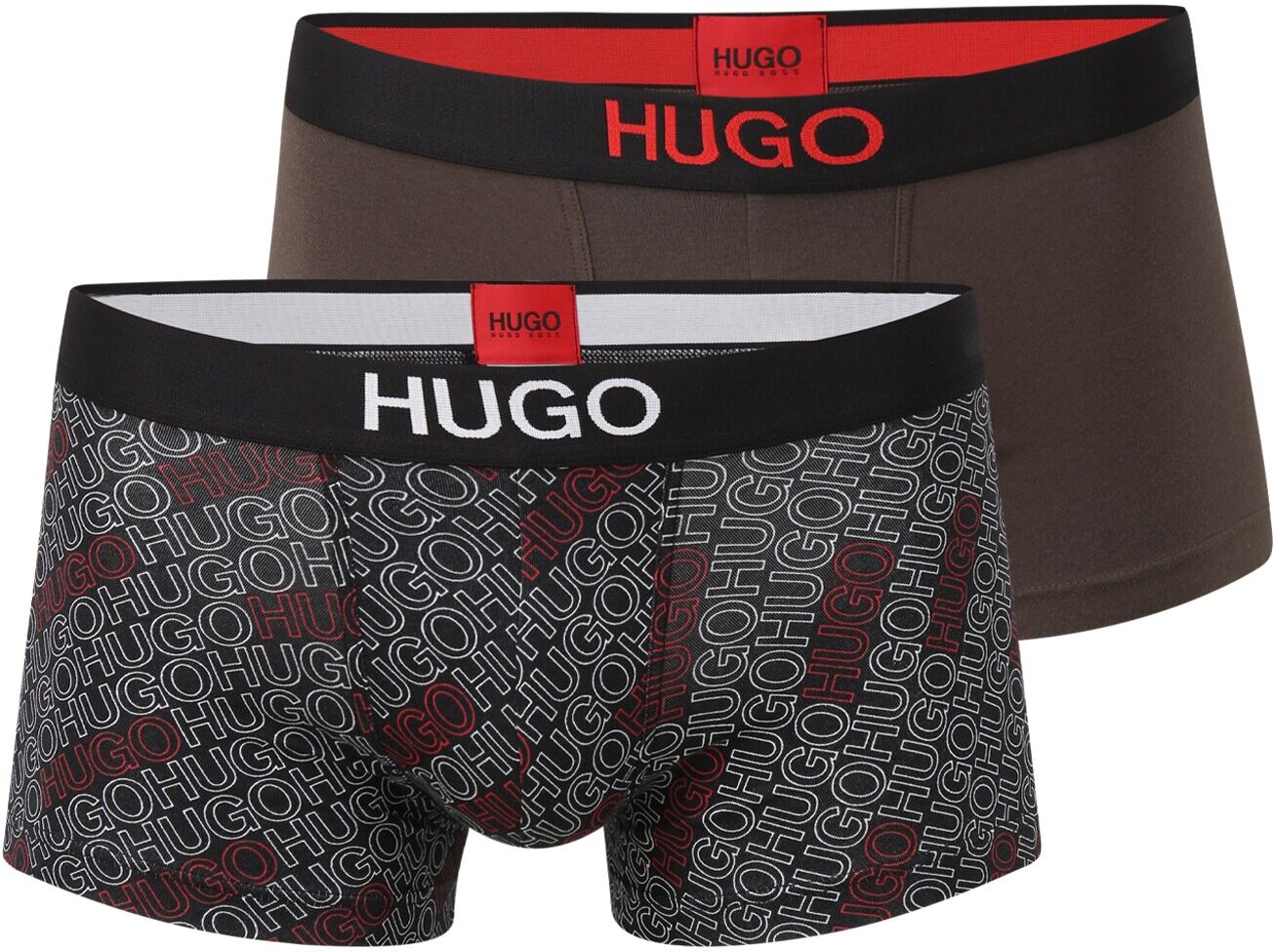 HUGO Boxer Nero, Marrone