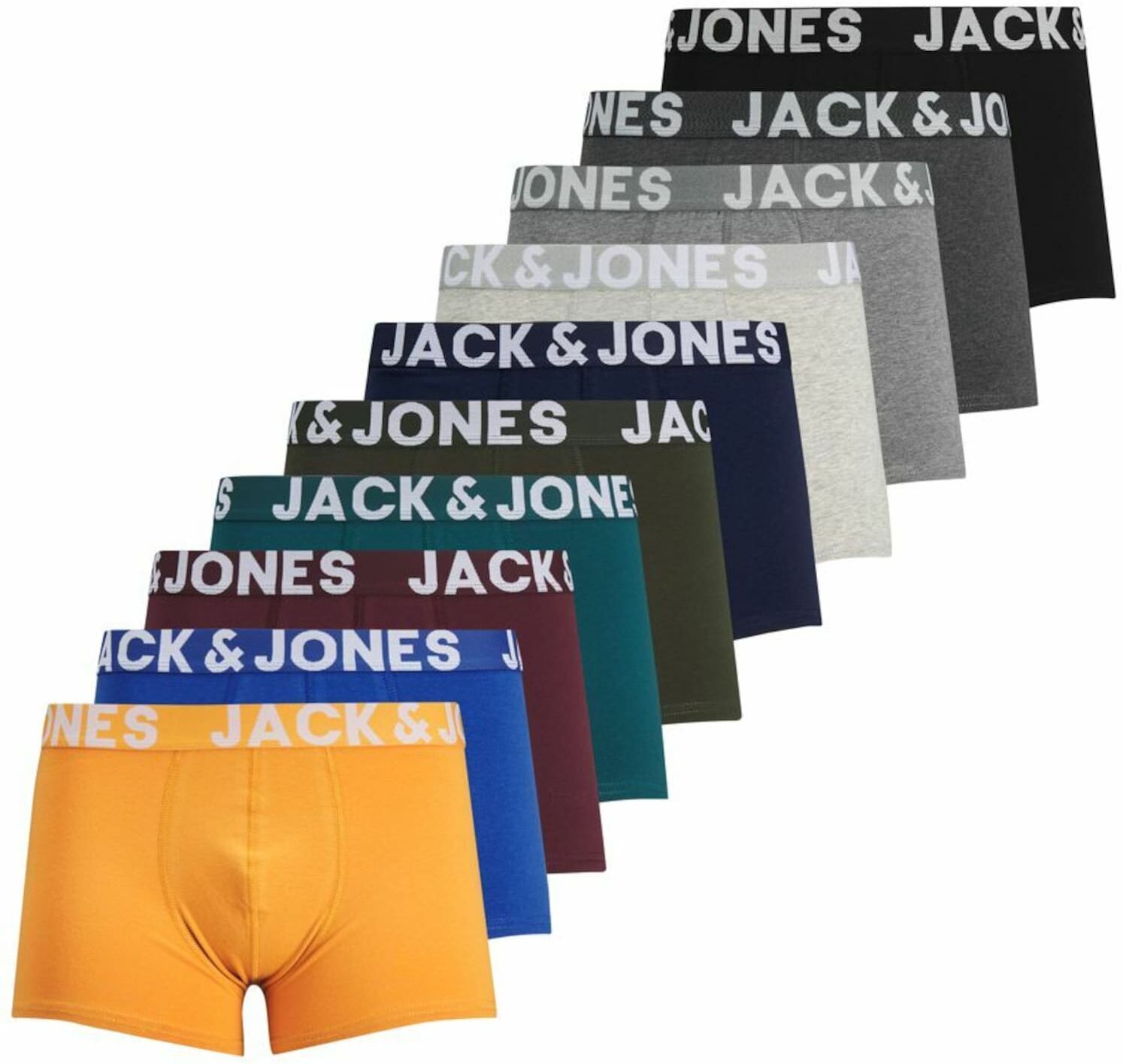 JACK & JONES Boxer Colori Misti