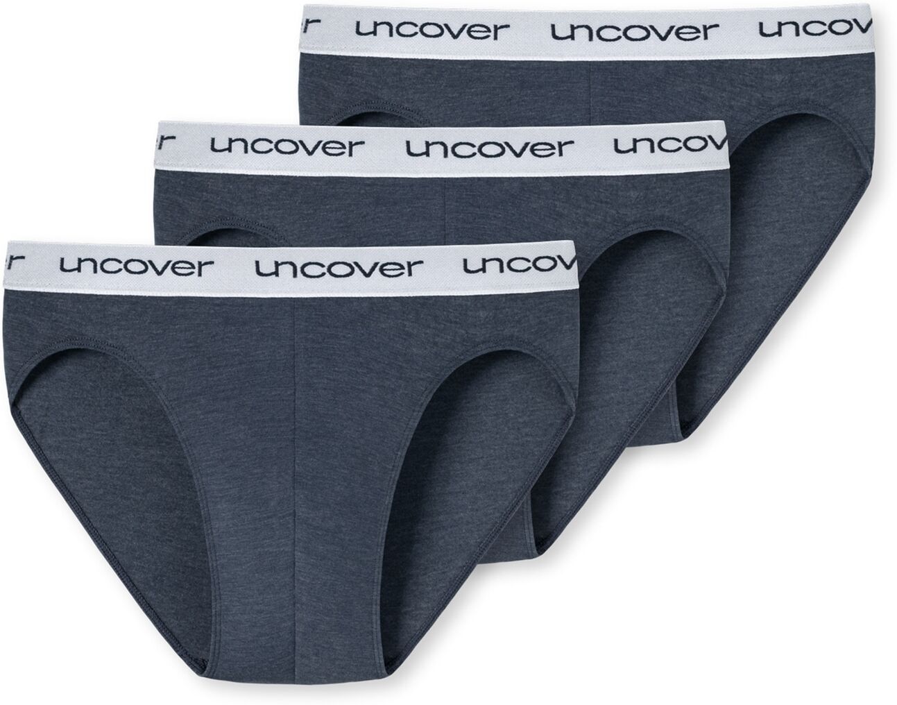 SCHIESSER Slip ' 3er-Pack Uncover ' Blu