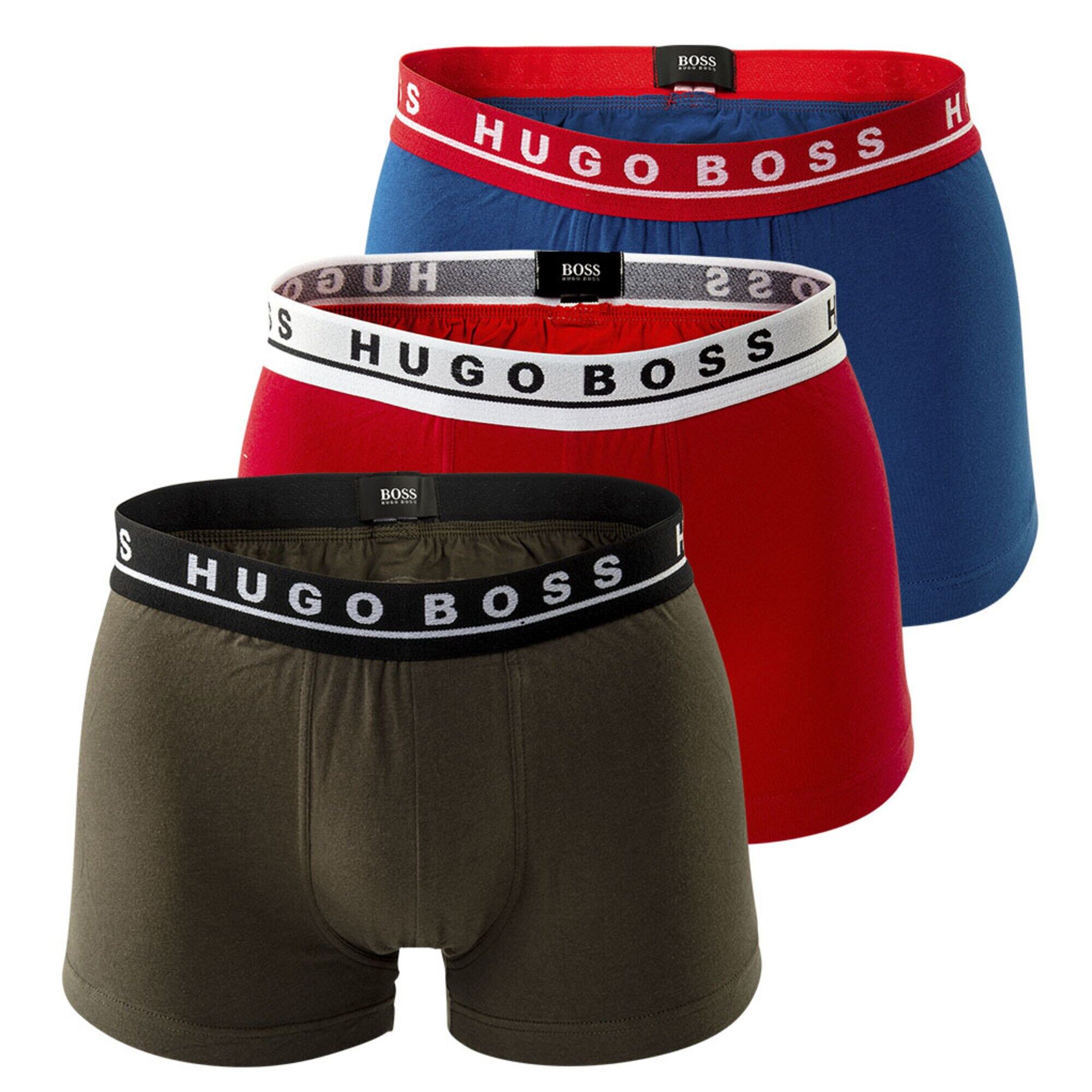 BOSS Casual Boxer Verde, Blu, Rosso