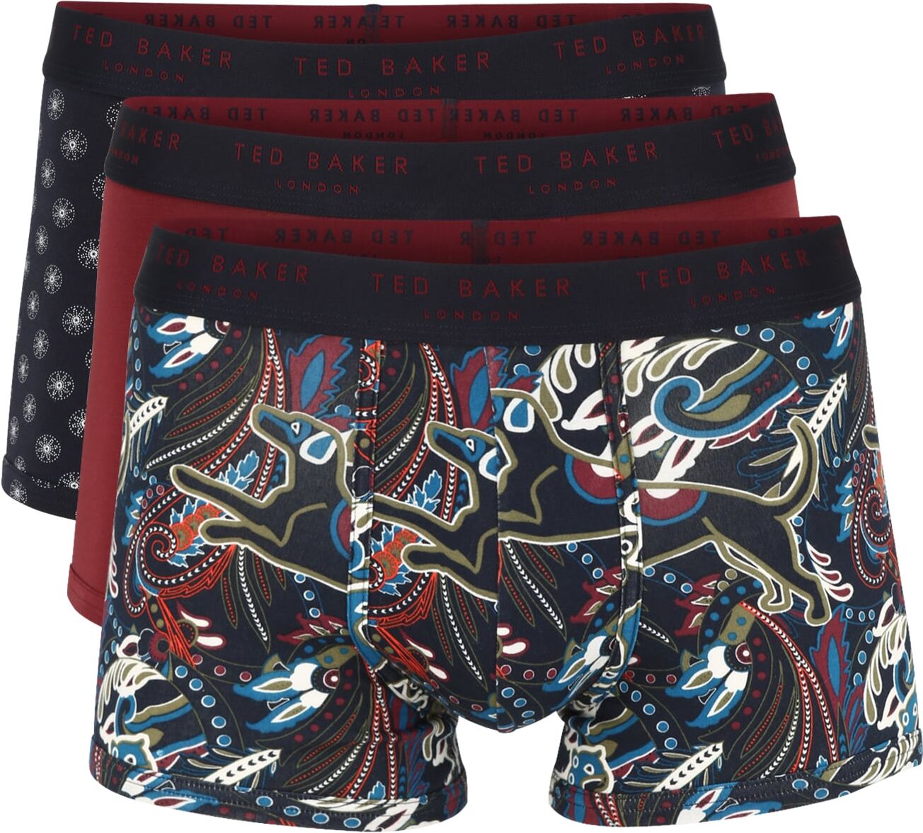 Ted Baker Boxer Rosso, Blu