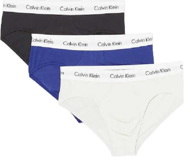 Calvin Slip Uomo Confezione Da 3 Art. 0000u2661g PTMGRY.SPCBLU.VPRSGRYW/WTWB