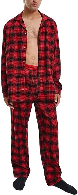 Calvin Pigiama Uomo Art 000nm2204e A-I 22 Colore Foto Misura A Scelta CK SHADOW PLAID_EXACT