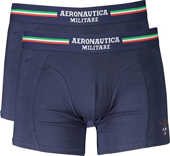 Aereonautica Militare 2 Boxer Uomo Art Scobx001j508 Colore E Misura A Scelta Blu