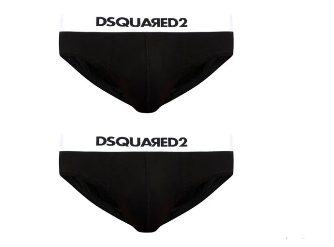 Dsquared2 2pk Slip Uomo Art D9x615190 BLACK/WHITE