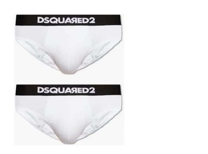 Dsquared2 2pk Slip Uomo Art D9x615190 WHITE/BLACK