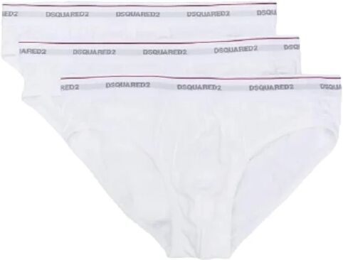 Dsquared2 3pk Slip Uomo Art Dcx610040 BIANCO/FUXIA