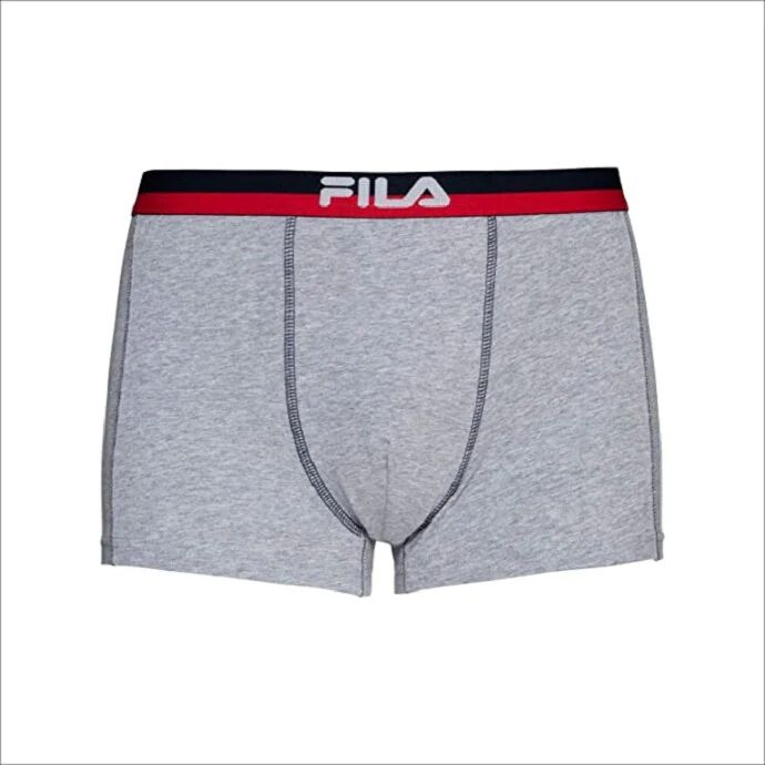 FILA 2 Boxer Uomo Art Fu5020 A-I 22 Colore A Scelta Misura A Scelta GREY