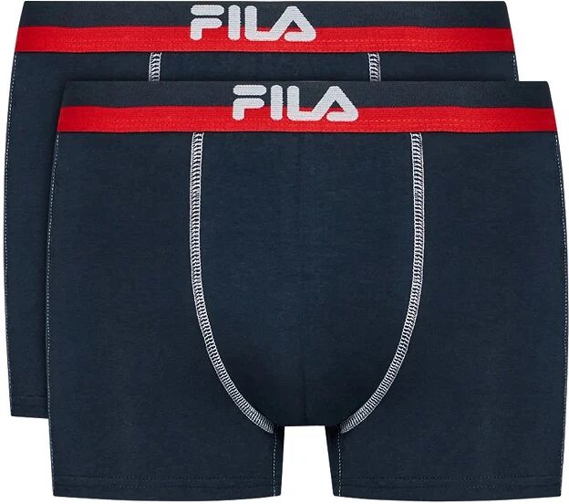 FILA 2 Boxer Uomo Art Fu5020 A-I 22 Colore A Scelta Misura A Scelta NAVY