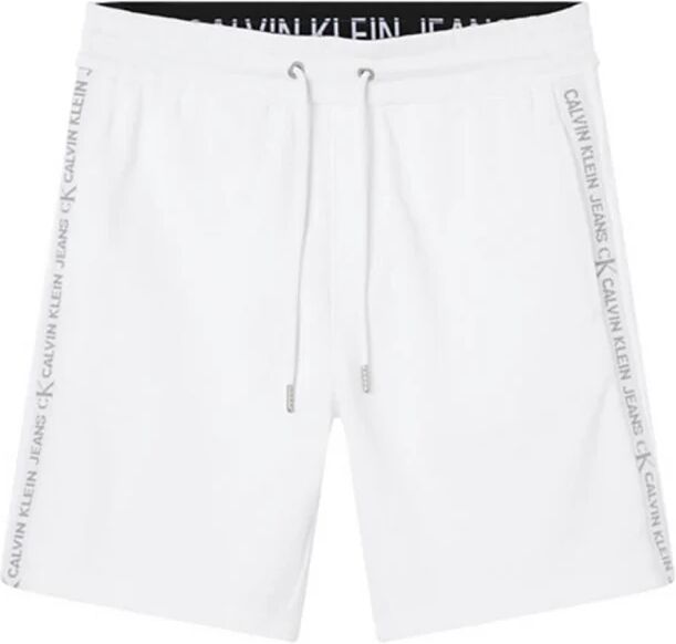 Calvin Bermuda Uomo Art J30j317377 Yaf Colore Foto Misura A Scelta BIANCO