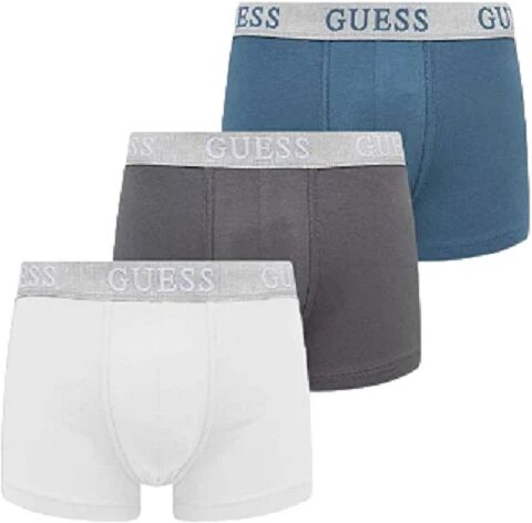 Guess Boxer Uomo Art. U3rg19 K6yw0 P-E 23 Colore Foto Misura A Scelta WATER ALLUVIUM WHITE