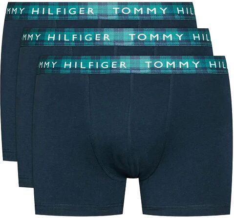 TOMMY HILFIGER 3 Boxer Uomo Art Um0um02702 A-I 22 Colore A Scelta Misura A Scelta PRIM GREEN/PRIM GREEN/PRIM GREEN