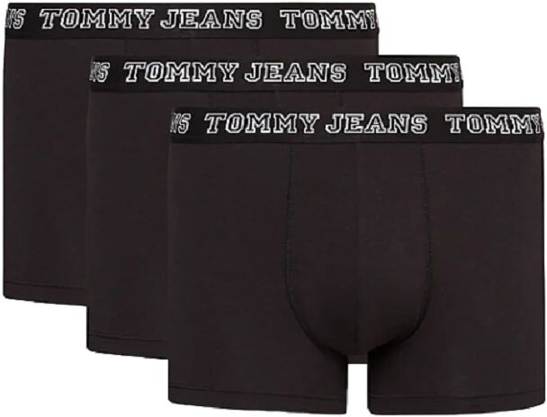 Tommy Hilfiger 3 Pack Boxer Uomo Art. Um0um02850 P-E 23 Colore Foto Misura A Scelta BLACK/BLACK/BLACK