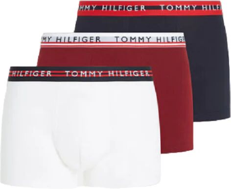 Tommy Hilfiger 3 Pk Uomo Boxer Art. Um0um03007 CLASSIC BURGUNDY / MID GREY HT