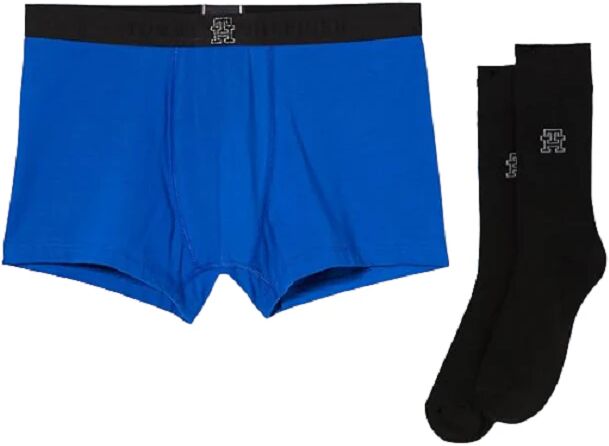 Tommy Hilfiger Set Boxer Calzini Uomo Art. Um0um03040 BLACK/ULTRABLUE