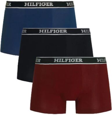 Tommy Hilfiger 3pk Boxer Uomo Art Um0um03185 DES SKY/ANCHOR BLUE/ROUGE