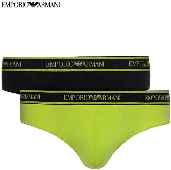 Giorgio Armani 2 Slip Uomo Art 111733 9a717 09882 Colore Foto Misura A Scelta FOTO XL