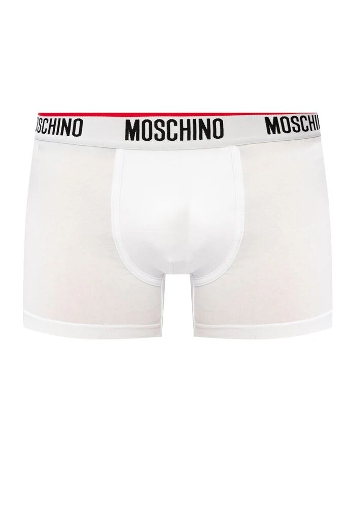 MOSCHINO 3 Pack Boxer Uomo Art A4706 5670 1 Colore Foto Misura A Scelta bianco XS