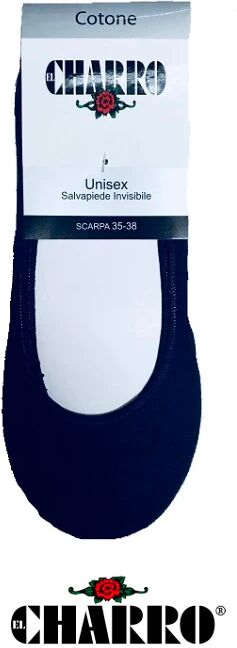 CHARRO Set Da 3 Paia Di Salvapiede Unisex In Cotone Art. Match 1bl Col. Blu Mis. A Scelta BLU 39-42