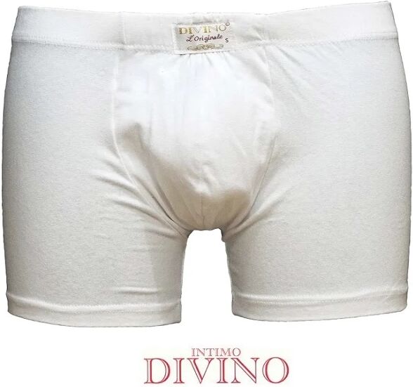 DIVINO 6 Boxer Uomo In Cotone Art. 55 Col. Bianco Mis. A Scelta BIANCO XL